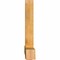 Ekena Millwork Eugene Rough Sawn Timber Gable Bracket, Western Red Cedar, 96"W x 40"H x 6"D x 6"F, 10/12 Pitch GBW096X40X0606EUG00RWR - alternate 4